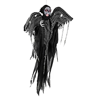 5ft. Animated Hanging Zombie Vampire with Lights & Sound Halloween Decoration