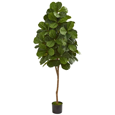 6ft. Potted Green Fiddle Leaf Fig Artificial Tree