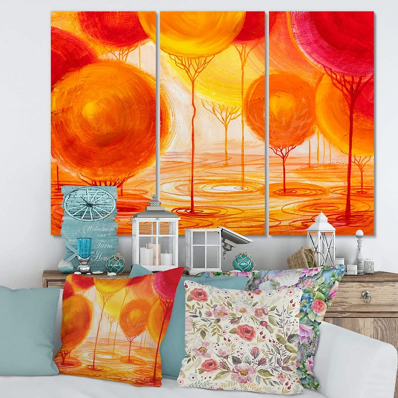 Designart - Colourful Ornamental Trees II