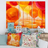 Designart - Colourful Ornamental Trees II