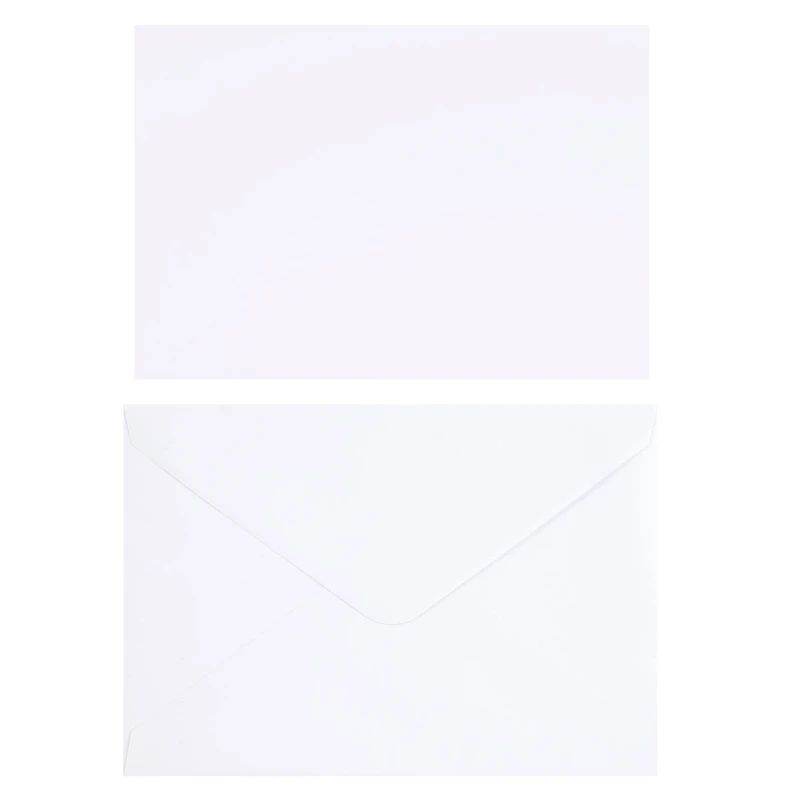 Packs: ct. ( total) 5" x 7" Flat Cards & Envelopes by Recollections