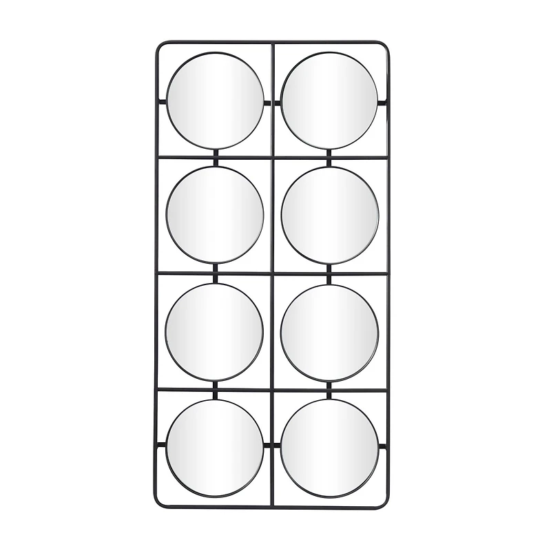 Black Modern Wall Decor, 24" x 3" x 47"