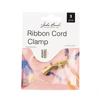 John Bead Must Have Findings 13mm Ribbon Cord Clamps