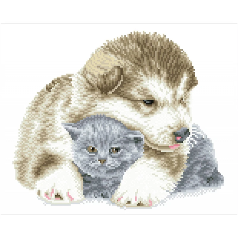 Diamond Dotz® Intermediate Besties Pre-Framed Diamond Painting Kit