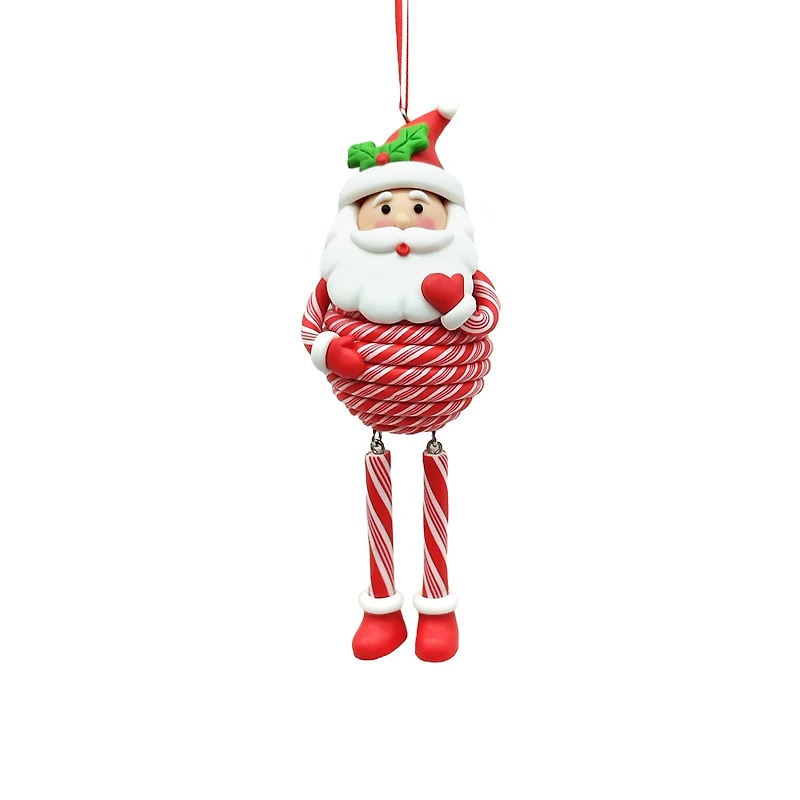 6" Clay Santa Ornament by Ashland®
