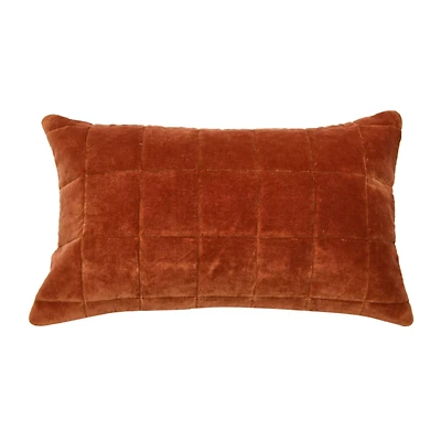 Hello Honey® Quilted Velvet Lumbar Pillow Cover