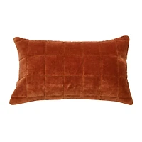 Hello Honey® Quilted Velvet Lumbar Pillow Cover