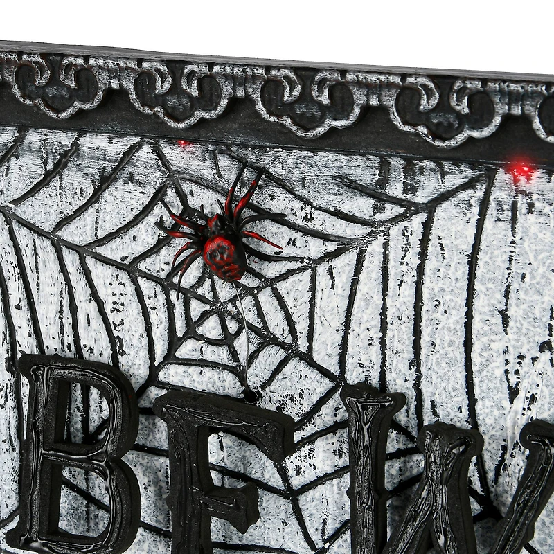 18" Halloween Sound Activated Animated Door Sign