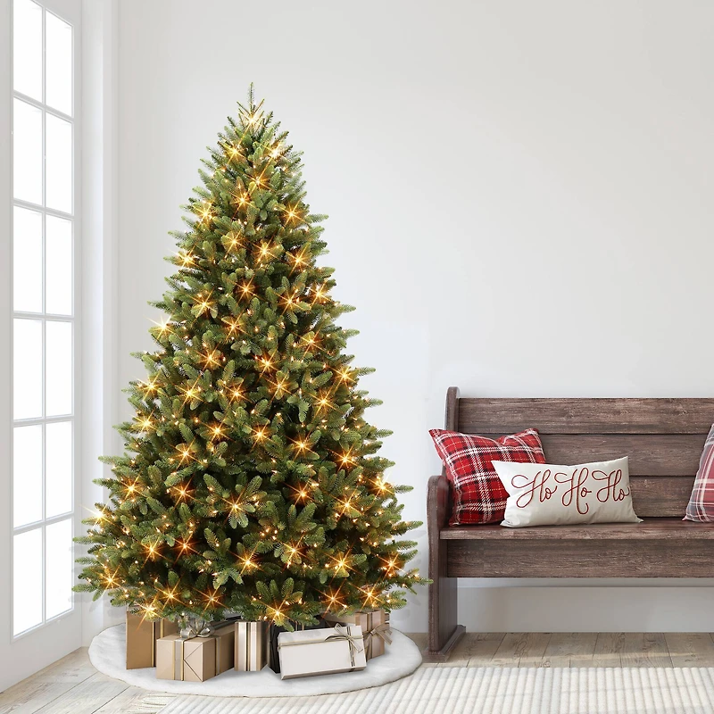 6.5ft. Pre-Lit Westford Spruce Artificial Christmas Tree, Clear Lights
