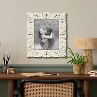 Expressions™ Whitewash Fleur-De-Lis Frame by Studio Décor®