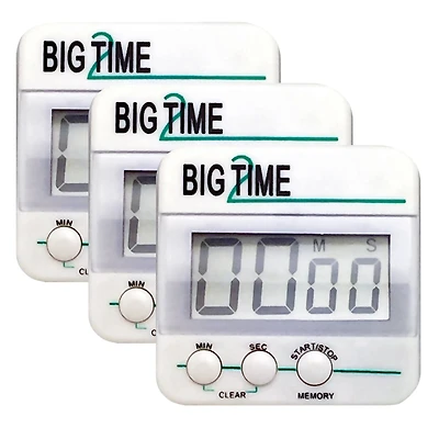 Ashley Productions Big Time Too Up/Down Timer, Pack of 3