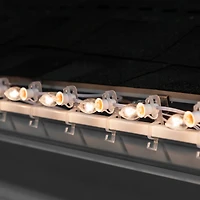 25 Count Clear C7 Christmas Lights  24ft White Wire