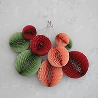 Hello Honey® 3ct. Honeycomb Paper Ball Ornaments