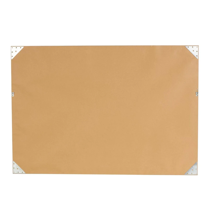 Silver Canvas Ocean Landscape Textured Framed Wall Art with Black & White Accents