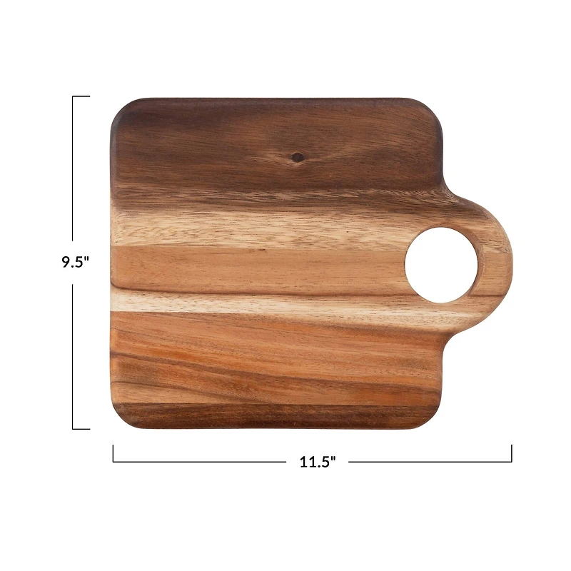 Hello Honey® 11.5" Suar Wood Cheese/Cutting Board with Handle