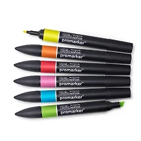 Winsor & Newton® ProMarker™ Vibrant Tones 6 Marker Set