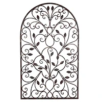 Hastings Home 49" Iron Arched Window Panel Wall Décor