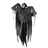 5ft. Animated Hanging Zombie Vampire with Lights & Sound Halloween Decoration