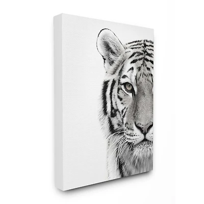 Stupell Industries White Tiger Black & White Photo Wall Accent