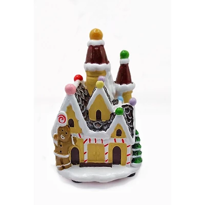 Wizardi 2" x 3" Christmas Village Gingerbread House