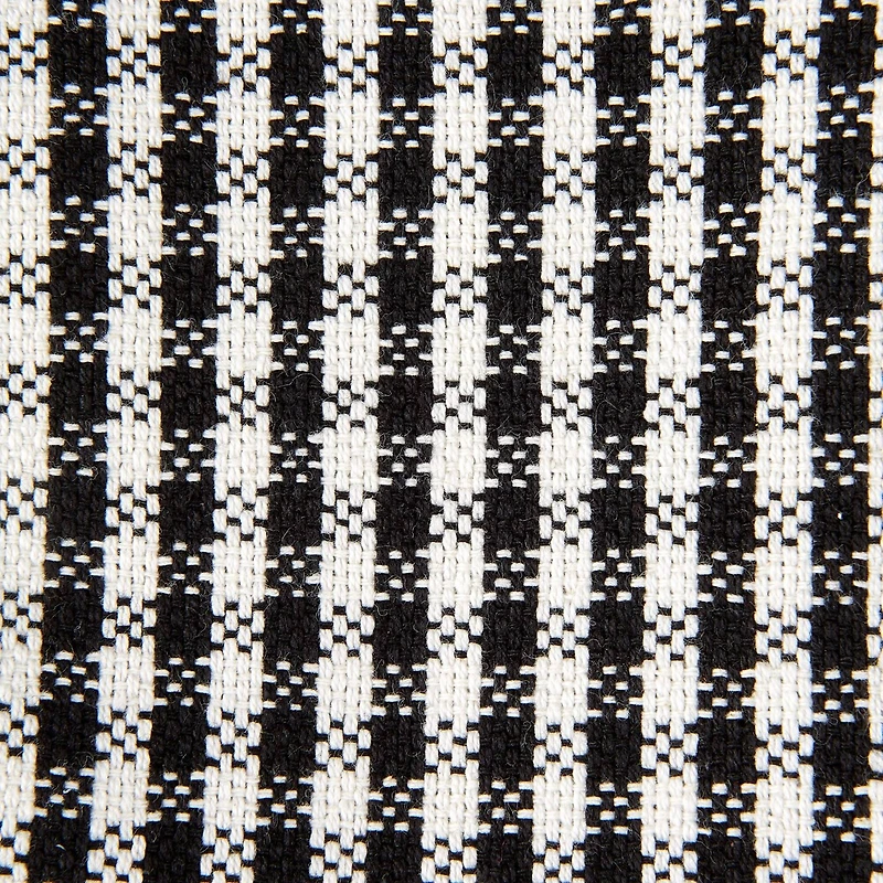 DII® Black Check Heavyweight Dishtowel & Dishcloth Set