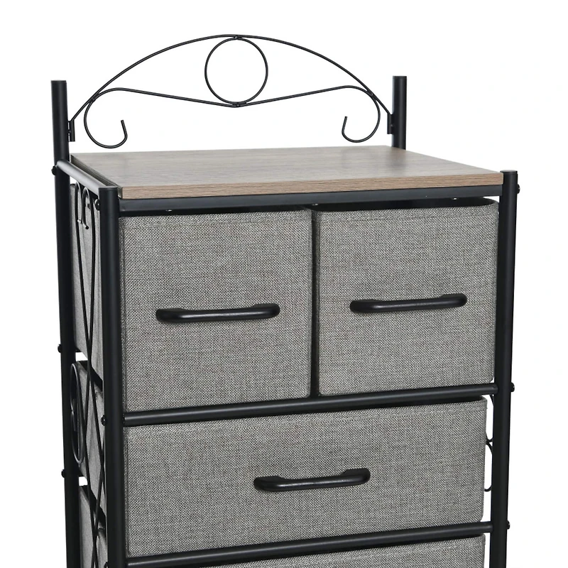 Household Essentials Victoria 54" 8-Drawer Narrow Dresser