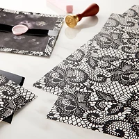 48 Pack: Black Lace Cardstock by Recollections™, 12" x 12"