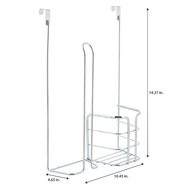 Kitchen Details Chrome 2-in-1 Over the Cabinet Cleaning Organizer