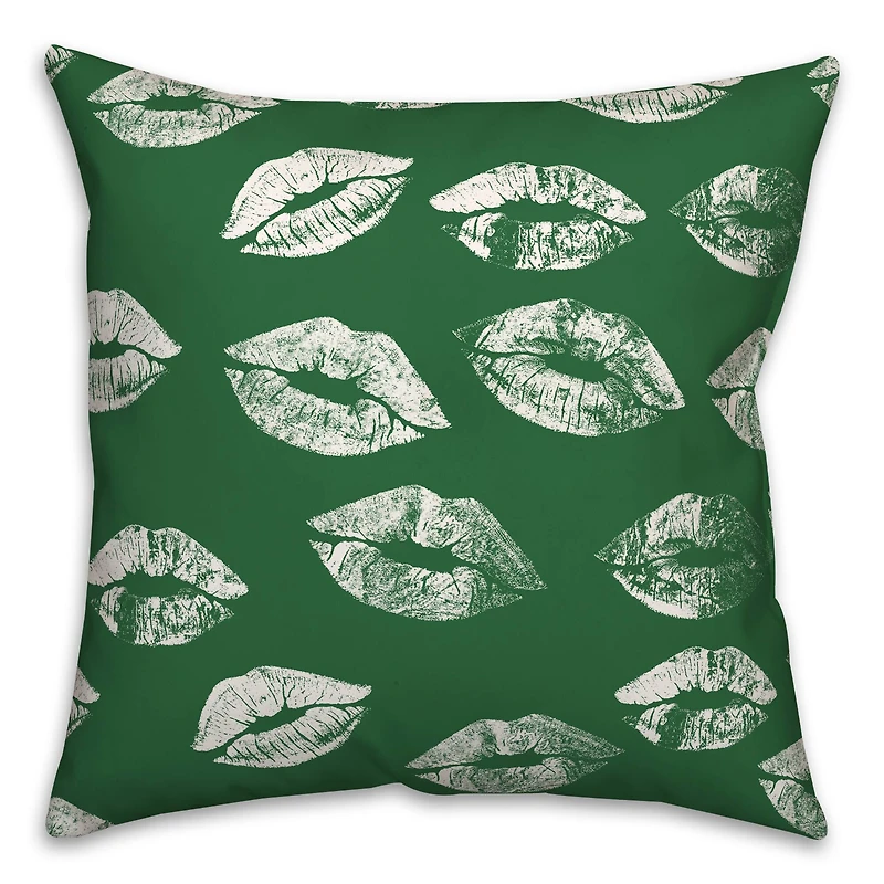 Kiss Me Throw Pillow
