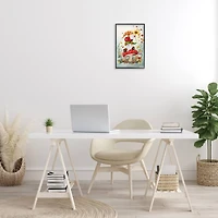 Stupell Industries Autumn Garden Gnome Framed Giclee Art