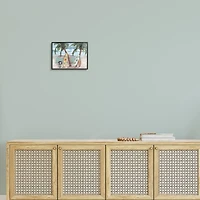 Stupell Industries Summer Waves Tropical Van Surfboards Framed Giclee Art