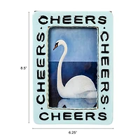 Hello Honey® Stoneware Photo Frame with Cheers Text