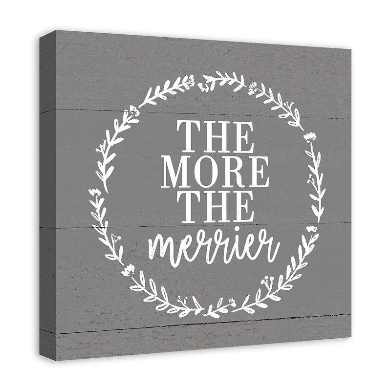 More The Merrier 20" x 20" Canvas Wall Art