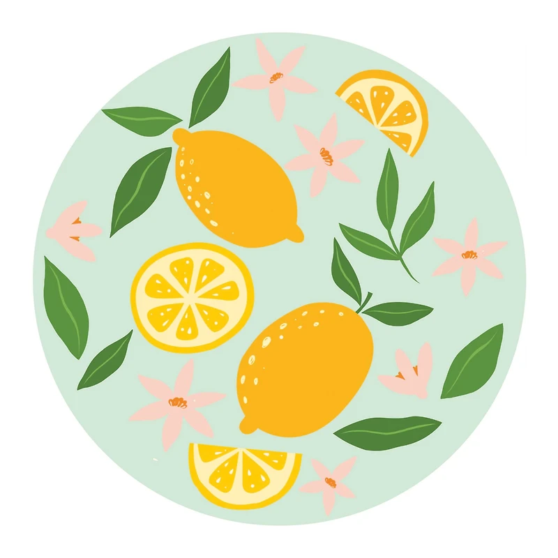 7" Fruit Round Canvas Painting Kit by Craft Smart®