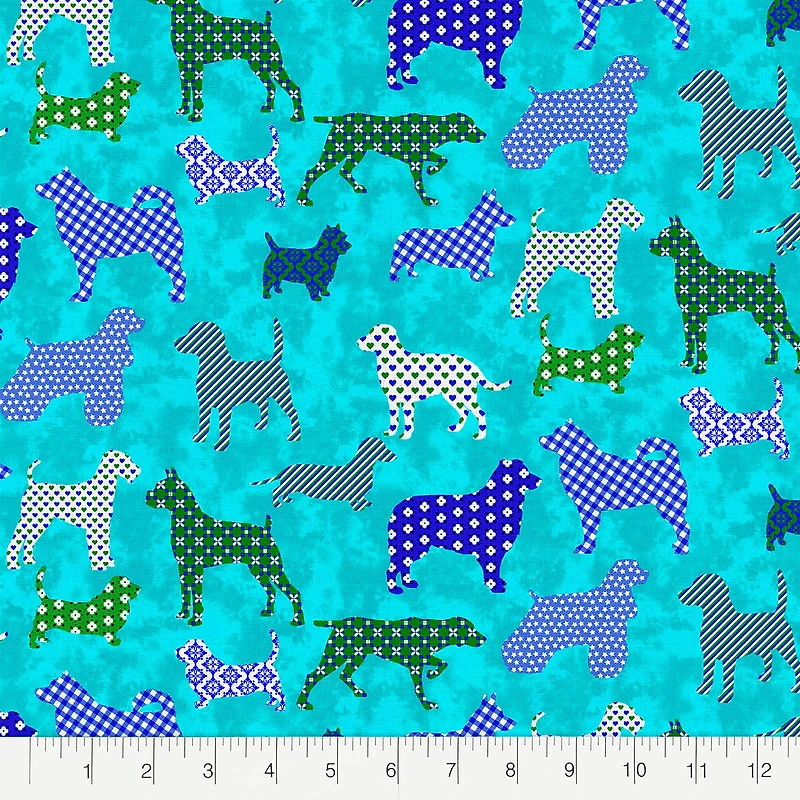 Fabric Editions Puppy Pals Cotton Fabric
