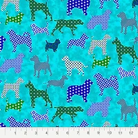 Fabric Editions Puppy Pals Cotton Fabric