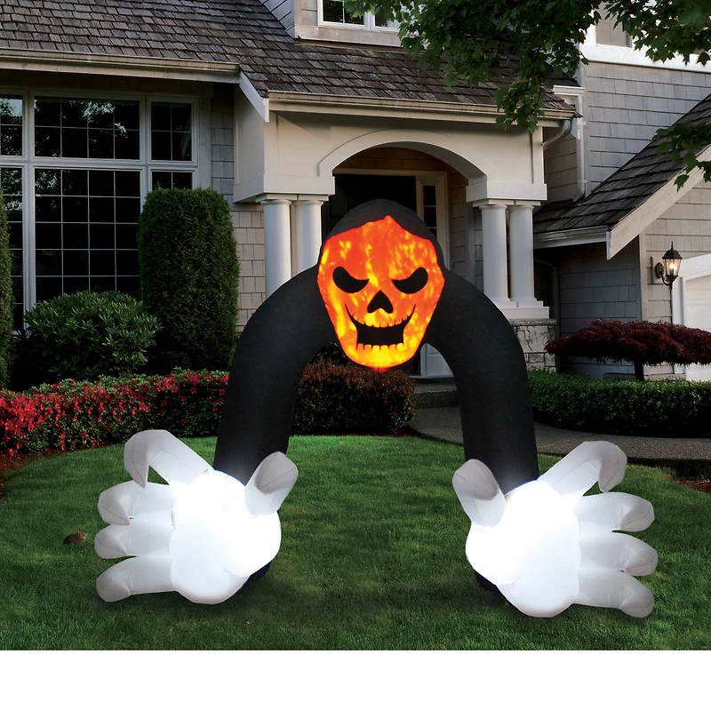13ft. Inflatable Halloween Archway with Projection LED Lighting