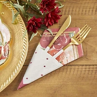 Kate Aspen® Burgundy Blush Floral 2 Ply Paper Napkins, 120ct.