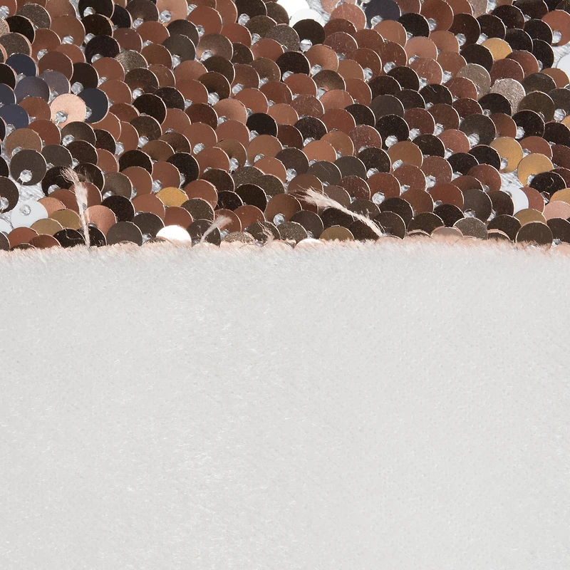 DII® Cream Sequin Velvet Holiday Tree Skirt