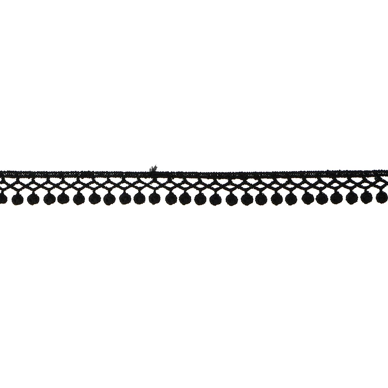 9/16" Pom Pom Lace Trim by Celebrate It