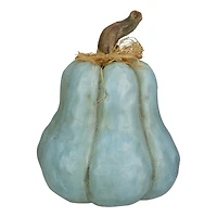 12" Blue Gourd Fall Harvest Tabletop Decoration