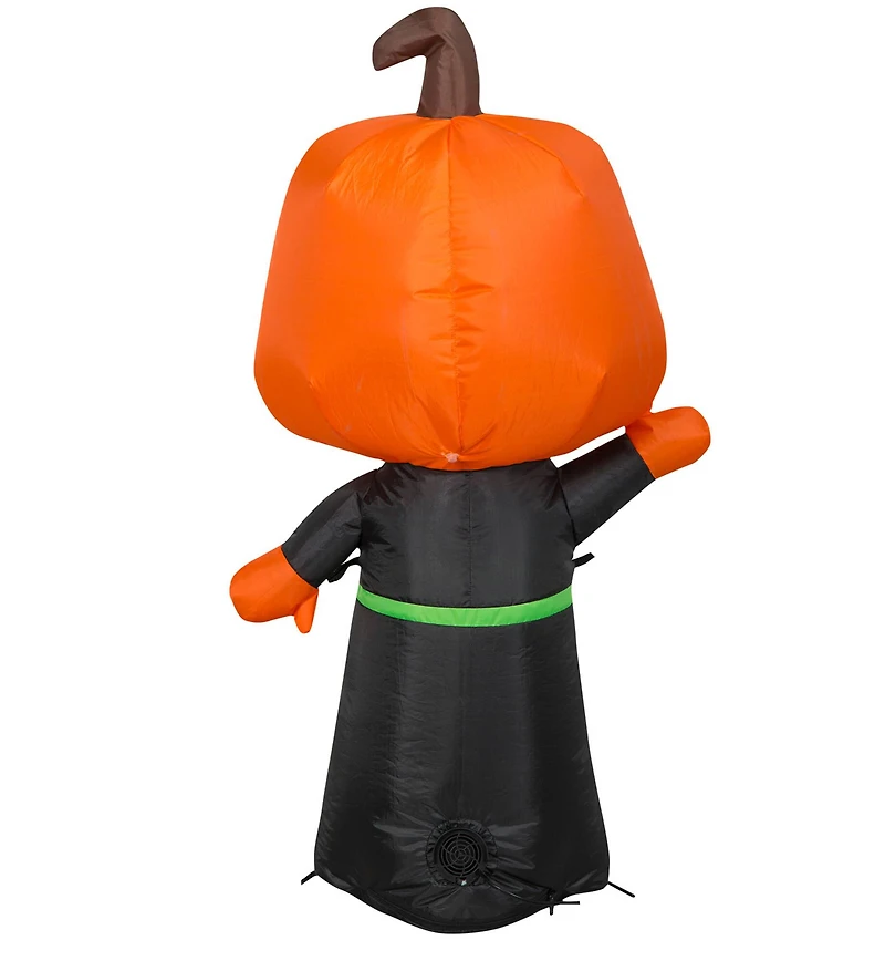 3.5ft. Airblown® Inflatable Halloween Jack-o'-Lantern Reaper with LED Lights