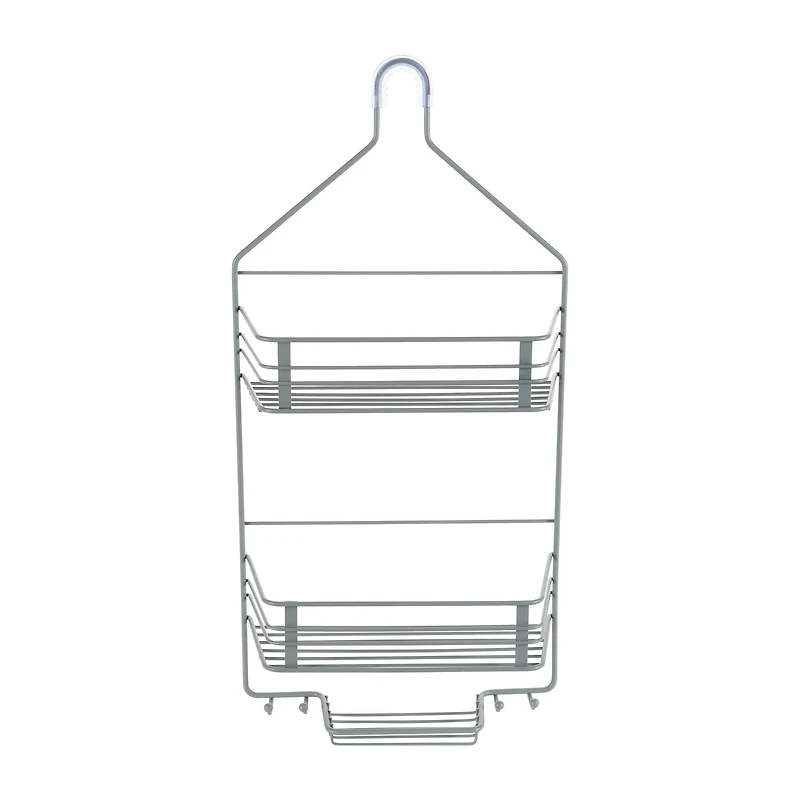 Bath Bliss Gray 2 Tier Shower Caddy