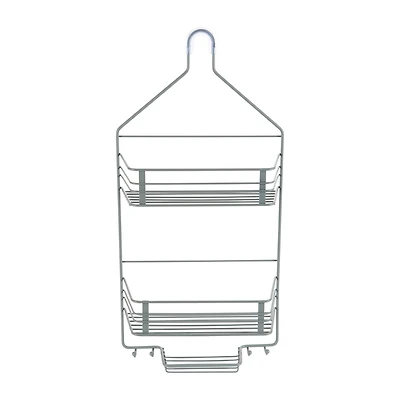Bath Bliss Gray 2 Tier Shower Caddy