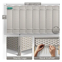 Sorbus Folding Divider Panel