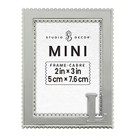 Mini Silver L Frame by Studio Décor®