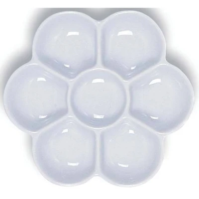 Yasutomo® Porcelain 7 Well Watercolor Sectional Dish