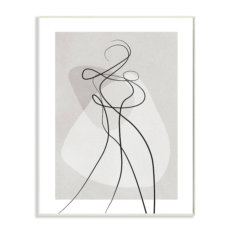 Stupell Industries Surreal Figure Expressive Body Abstract Contemporary Wall Plaque