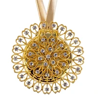 Simplify Gold Magnetic Curtain Tie Back