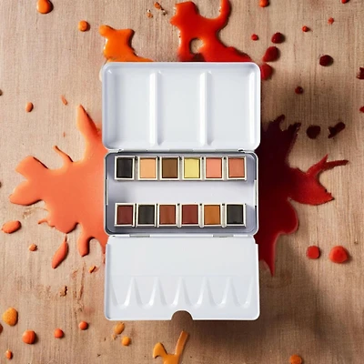 12 Half Pans Portrait Watercolor Set by Artist's Loft™